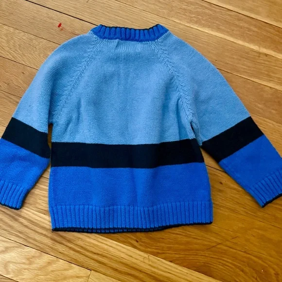 Florence Eiseman Boys’ 2T Tractor Crewneck Cotton Sweater - Picture 3 of 8